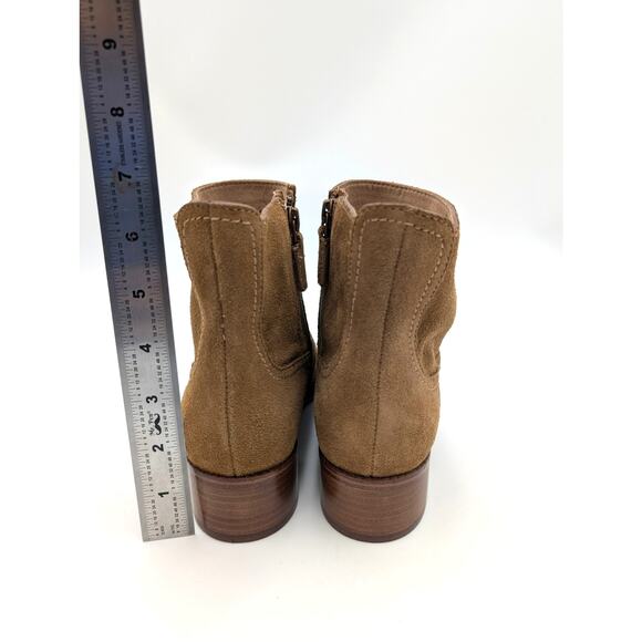 Cole Haan Naia Pointed Toe Block Heel Booties Women's Brown Size US7B - Picture 4 of 10